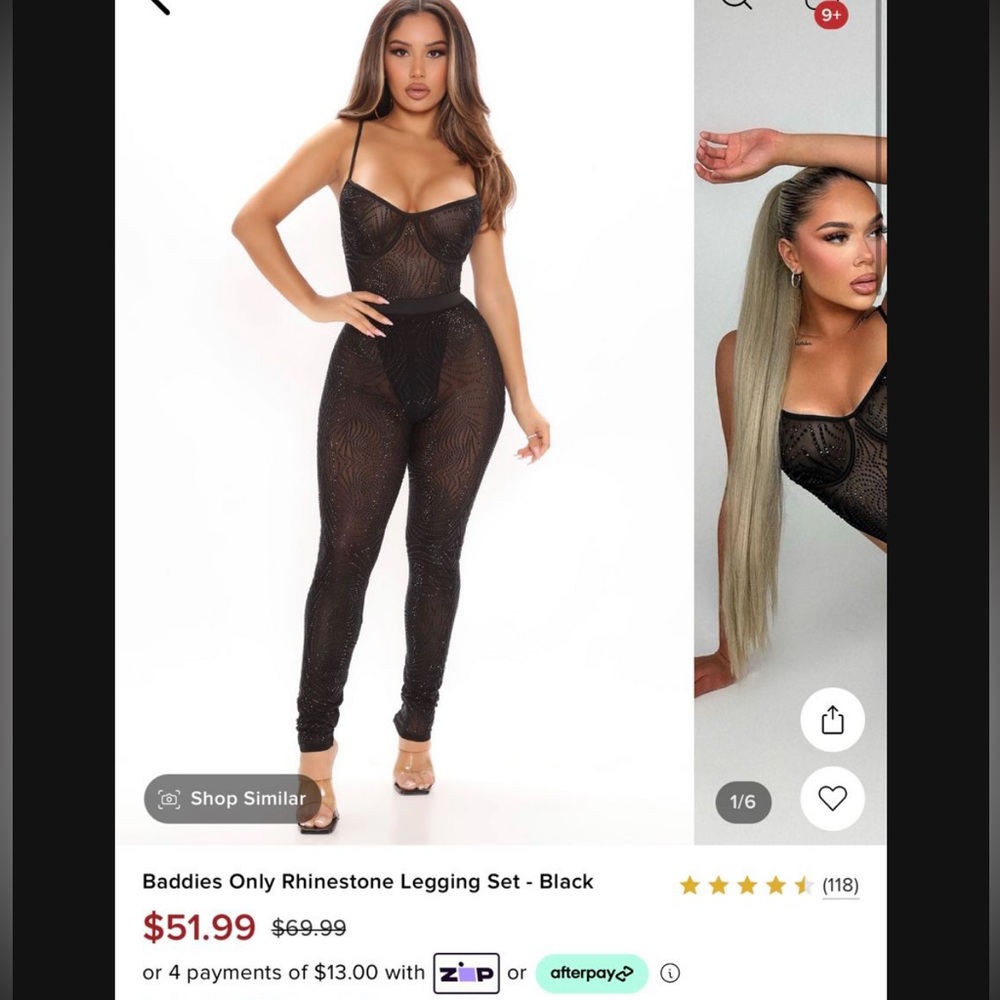 Black two piece